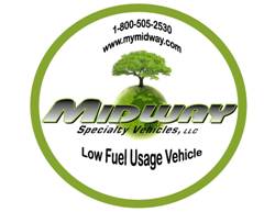 Midway's New Low Fuel Usage Vehicle Logo