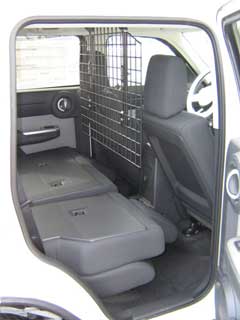 Passenger Seats Down for More Storage