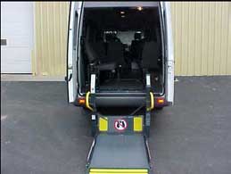 Wheelchair Lift on Sprinter Van
