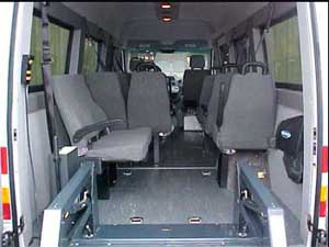 Passenger Seating in Sprinter Van